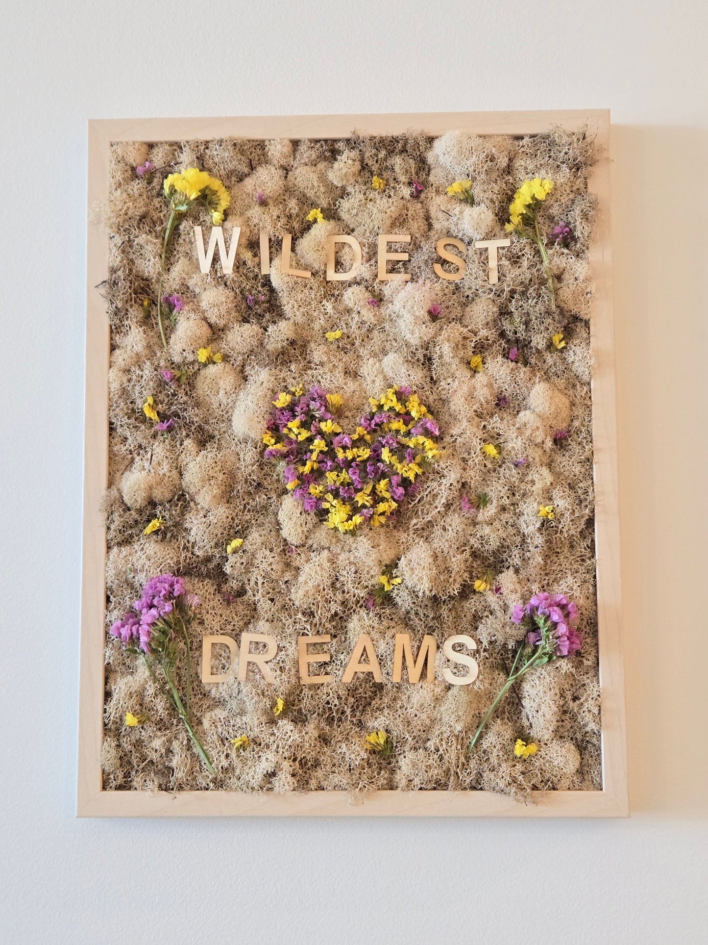 Nude Moss & Flowers - Wildest Dreams