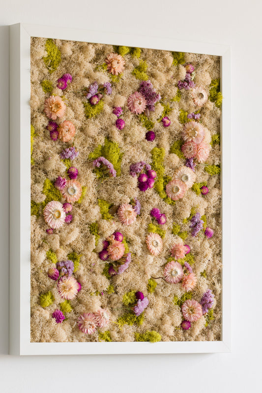 Cotton Candy - Moss Art