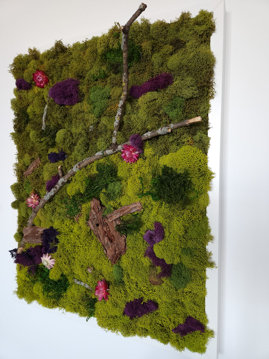 Green Earth In Colour - Moss Art