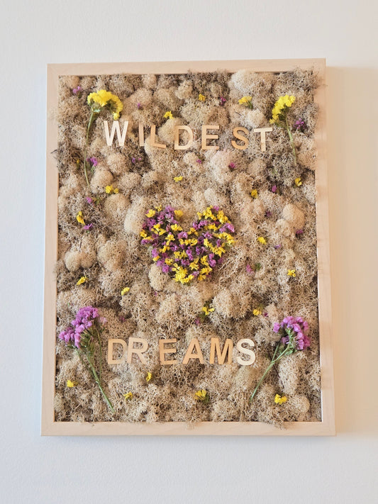 Nude Moss & Flowers - Wildest Dreams