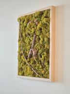 Green Earth & Acorns - Moss Art