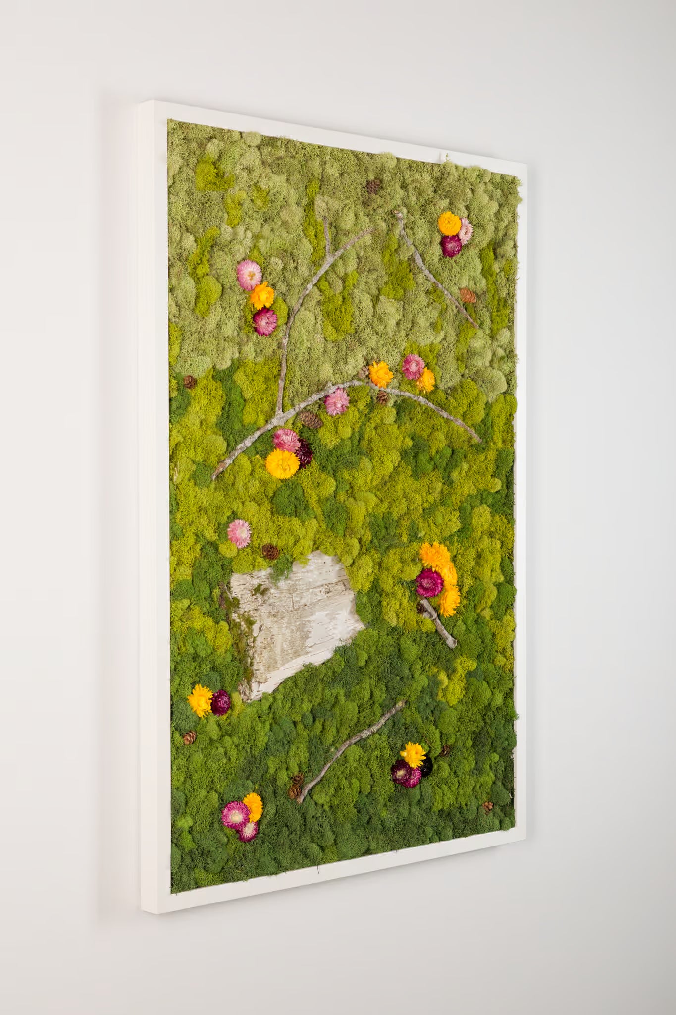 Birch Please - Moss Art