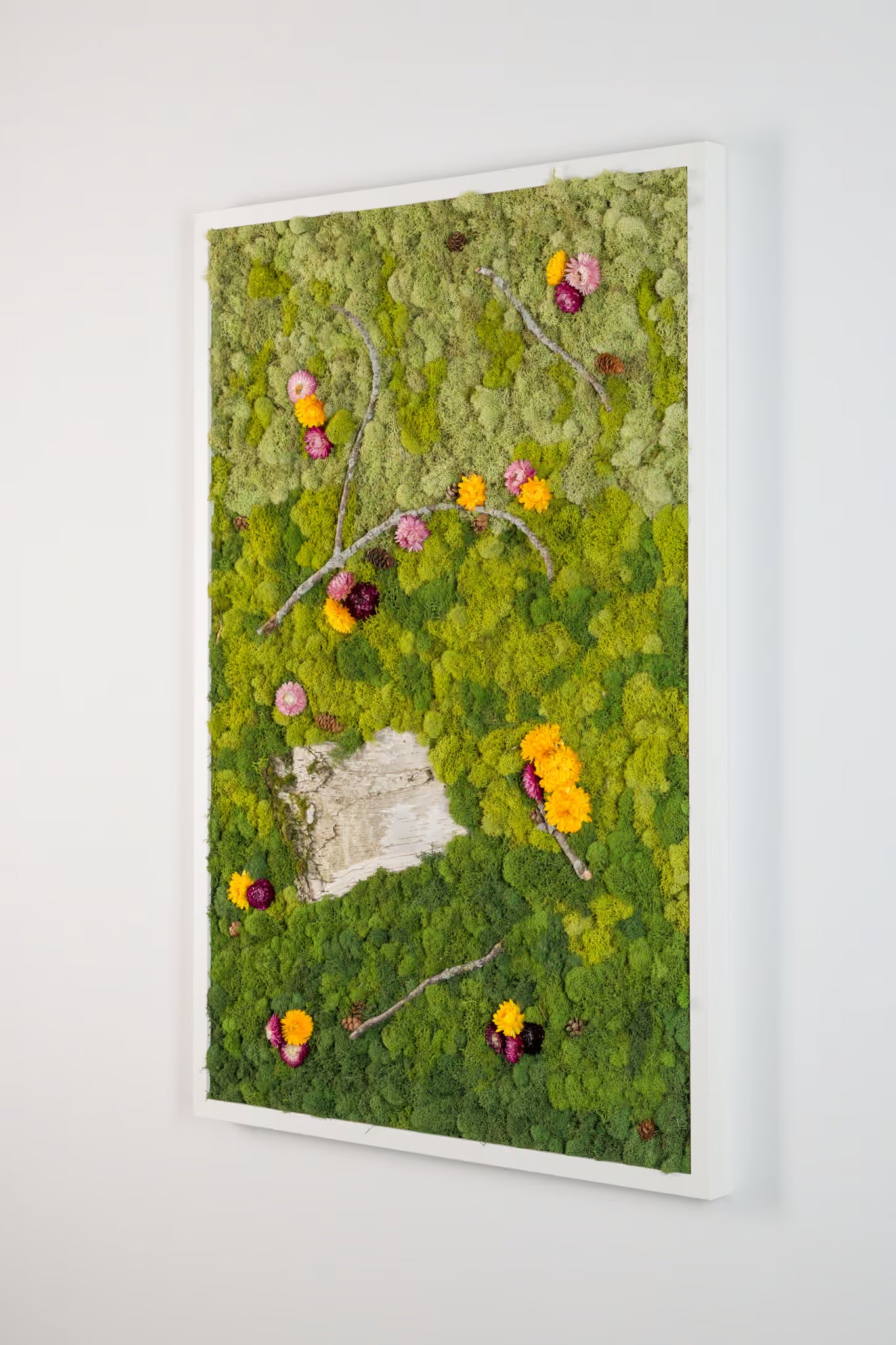 Birch Please - Moss Art