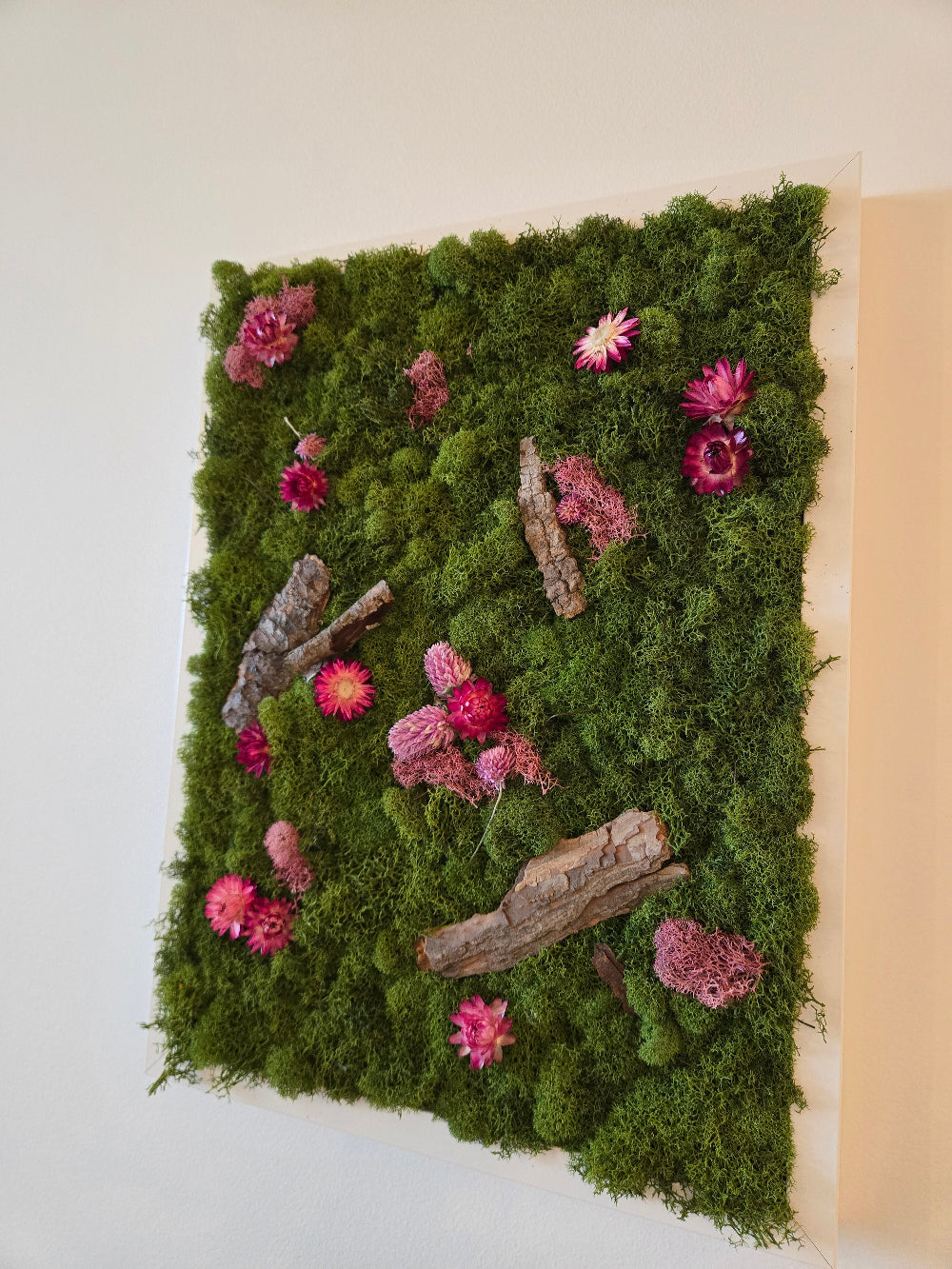 Enchanted Forest With Pink - Moss Art