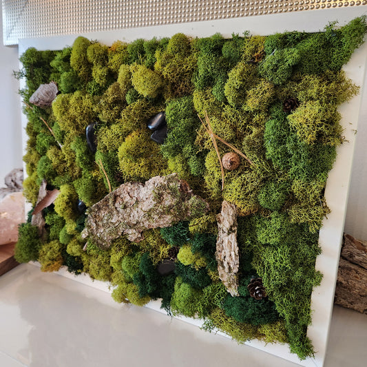Green Earth With Bark