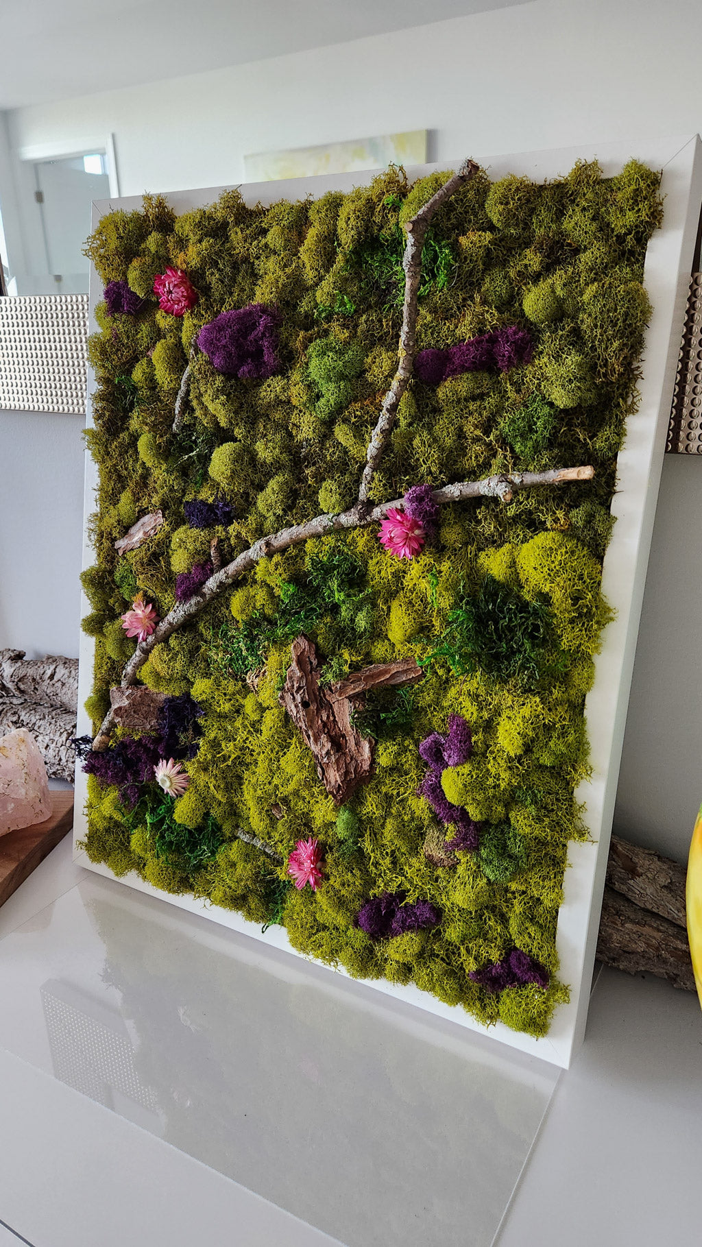 Green Earth In Colour - Moss Art