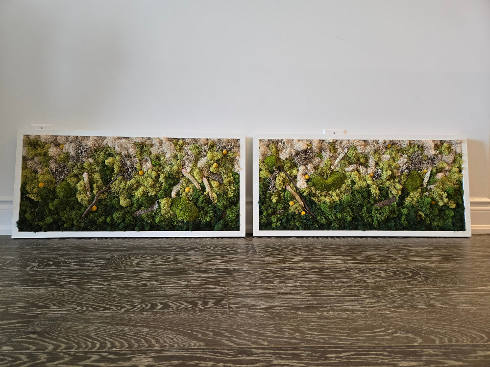 In Nature - Pair - Moss Art