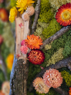 Pumpkin Spice – Botanical Autumn Moss Wall Art| Fall Decor
