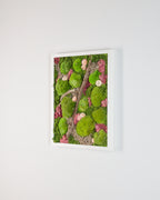Wind In My Hair – Botanical Moss Wall Art | Pink Nature Decor