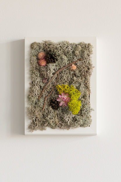Winter To Spring - Moss Art