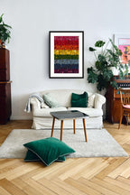 A Little Extra - Rainbow Fine Art Print, Colourful Decor