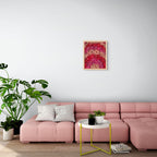 Pink Pony Club - Pink Rainbow Moss Art Print, Fun Decor